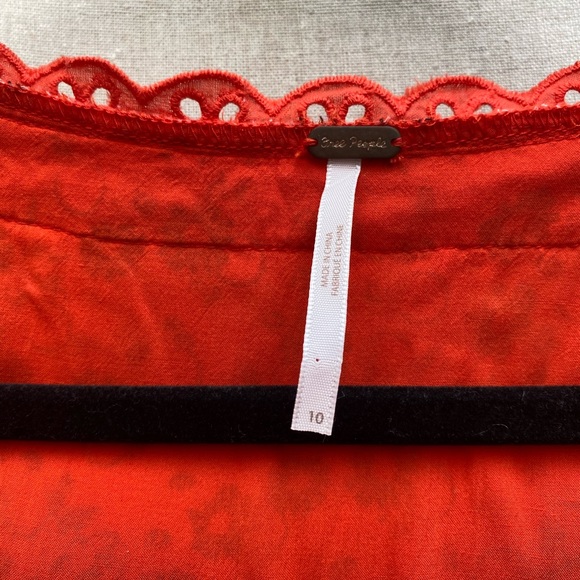 FREE PEOPLE FLORAL EYELET SUNDRESS - Picture 5 of 11